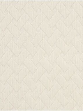 Quilted Cream Bedskirt  - Soft Chevron Texture b252
